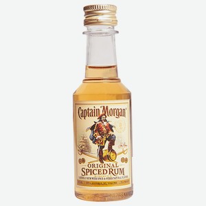 Ром «Captain Morgan Spiced Gold 50мл», 0.05 л, 35 %, Англия