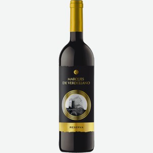Вино красное сухое «Marques de Verdellano Reserva», 0.75 л, 13 %, Испания