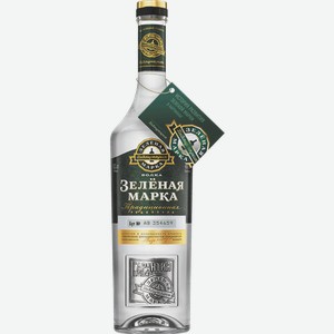 Водка «Зеленая Марка Традиционная Рецептура », 0.5 л, 40 %, Россия