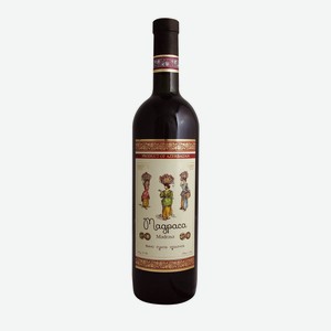 Вино красное сухое «Мадраса», 0.75 л, 12 %