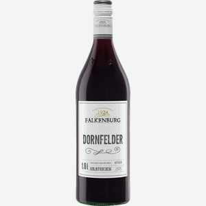 Вино красное полусухое «FALKENBURG Dornfelder», 1 л, 12.5 %, Германия