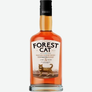 Виски «Forest Cat 5 лет», 0.5 л, 40 %
