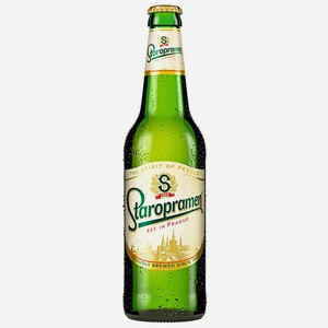 Пиво «Staropramen», 0.45 л, 4.2 %, Чехия