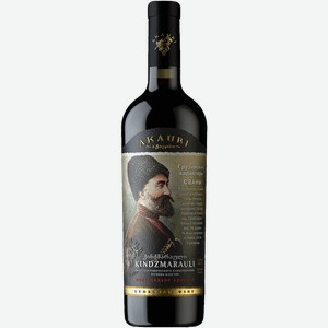 Вино красное полусладкое «Akauri КИНДЗМАРАУЛИ », 0.75 л, 12.5 %