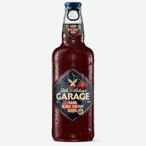 Пиво «Seth and Riley`s Garage Hard Black Cherry», 0.44 л, 4.6 %, Россия