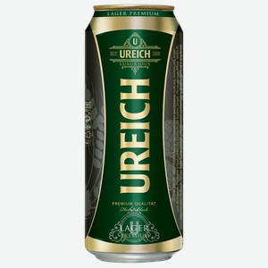 Пиво «UREICH Lager Premium», 0.5 л, 4.8 %, Германия