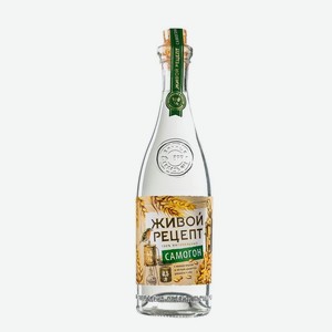 Водка «Самогон Живой Рецепт», 0.5 л, 40 %