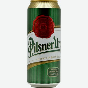 Пиво «Pilsner Urquell», 0.5 л, 4.4 %, Чехия