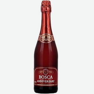 Шампанское красное полусладкое «Bosca Anniversary», 0.75 л, 9 %, Литва