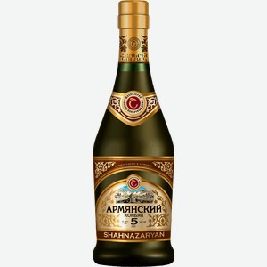 Коньяк «Армянский коньяк 5 лет», 0.5 л, 40 %, Армения