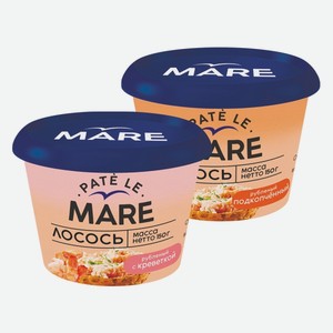Лосось рубленый Pate Le Mare подкопченный, с креветкой Балтийский берег 150 г