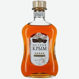 Коньяк «Остров Крым пять звездочек», 0.5 л, 40 %, Россия