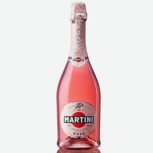Шампанское розовое полусухое «Martini Rose», 0.75 л, 10 %, Италия