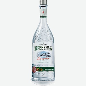 Водка «Деревенька Зимняя кедровая», 0.5 л, 40 %, Россия