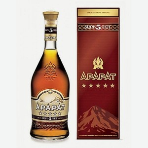 Коньяк «Арарат пятилетний», 0.7 л, 40 %, Армения