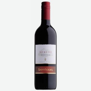 Вино красное сухое «San Vigilio Merlot», 0.75 л, 12 %, Италия