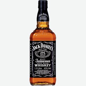 Виски «Jack Daniels №7 Tennessee», 1 л, 40 %, США