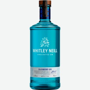 Настойка Whitley Neill Blackberry Gin 40% 0.7 л.