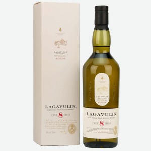 Виски Lagavulin Islay Single Malt Scotch Whisky 8 y.o. (gift box) 48% 0.7 л.