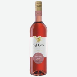 Вино розовое полусладкое «Eagle Creek Zinfandel Rose», 0.75 л, 10.5 %, США