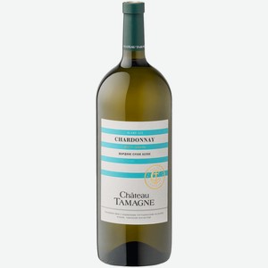 Вино Chateau Tamagne Chardonnay белое сухое 1,5 л