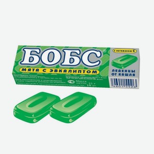 Леденцы БОБС мята с эвкалиптом 35г