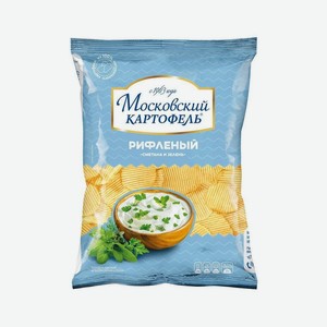 Московский картофель рифл. Сметана Зелень 70гр