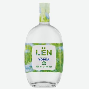 Водка «Водка ЛЁН Омега -3 0,5л.40% спирт Альфа», 0.5 л, 40 %