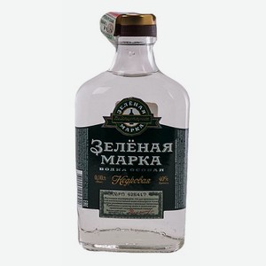 Водка «Зеленая Марка Кедровая», 0.1 л, 40 %, Россия