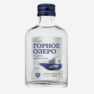Водка «Горное озеро», 0.1 л, 40 %, Россия