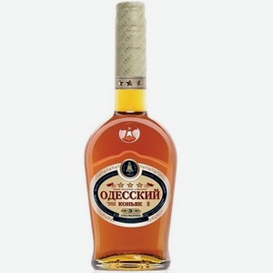 Коньяк «Одесский три звездочки», 0.5 л, 40 %, Россия