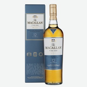 Виски «Macallan Fine Oak 12 years old», 0.5 л, 40 %, Шотландия