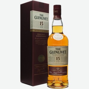 Виски «The Glenlivet 15 years old», 0.7 л, 40 %, Шотландия