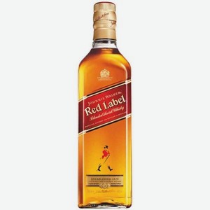 Виски ДЖОННИ УОКЕР РЭД ЛЕЙБЛ Scotch Blended 0.7л