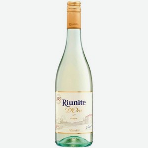 Риуните Д`Оро Вино Игристое Жемчужное IGT EMILIA-ROMAGNA Белое Полусладкое 0.75л