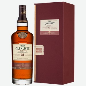 Виски The Glenlivet Aged 21 Years 0.7 л.