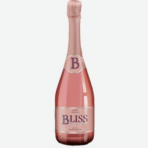 Шампанское розовое полусладкое «Bliss Collection», 0.75 л, 13 %, Россия