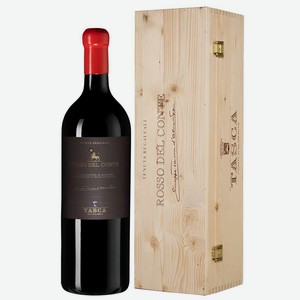 Вино Tenuta Regaleali Rosso del Conte в подарочной упаковке 1.5 л.