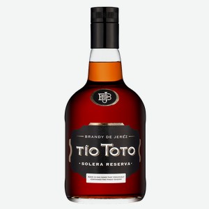 Бренди Тio Toto Brandy De Jerez Solera Reserva 0.7 л.