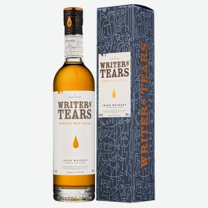 Виски Writers  Tears Single Pot Still в подарочной упаковке 0.7 л.