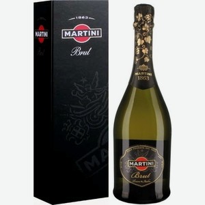 Шампанское белое брют «Martini Brut», 0.75 л, 11.5 %, Италия