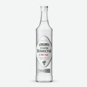 Водка «Настойка горькая  Старое Поместье  0,5л.38% спирт Люкс», 0.5 л, 38 %