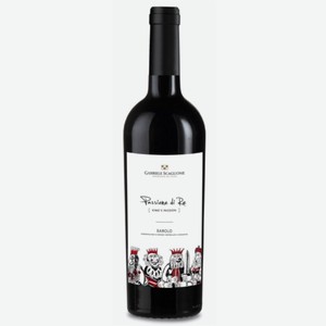 Вино красное сухое «Passione di Re Barolo DOCG », 0.75 л, 14 %, Италия