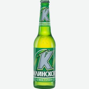Пиво «Клинское Светлое», 0.47 л, 4.7 %, Россия