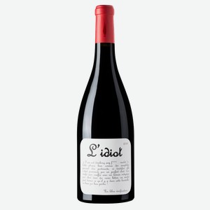 Вино красное сухое «L’idiot», 0.75 л, 13.5 %, Франция