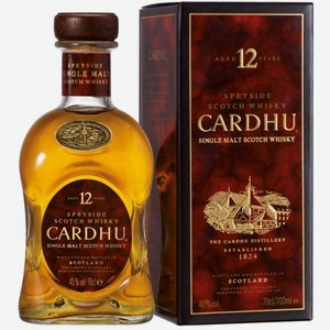 Виски «Cardhu 12 years old », 0.7 л, 40 %, Шотландия
