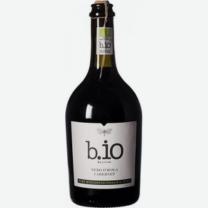 Вино красное сухое «B.IO Nero d Avola-Cabernet Terre Siciliane», 0.75 л, 13 %, Италия