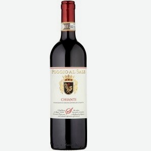 Вино красное сухое «Poggio al Sale Chianti», 0.75 л, 12.5 %, Италия