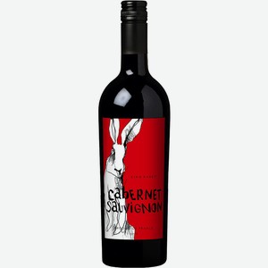 Вино красное полусухое «King Rabbit Cabernet Sauvignon», 0.75 л, 13.5 %, Франция