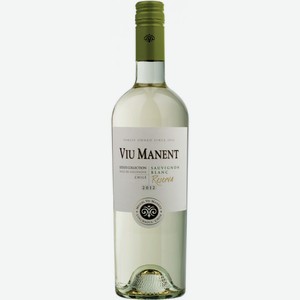 Вино белое сухое « Viu Manent Estate Collection Reserva Sauvignon Blanc», 0.75 л, 14 %, Чили